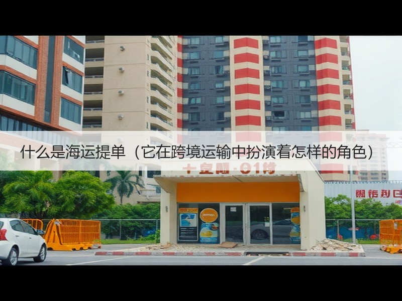 什么是海运提单（它在跨境运输中扮演着怎样的角色）