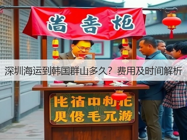 深圳海运到韩国群山多久?费用及时间解析(图3) 深圳海运到韩国群山多久?费用及时间解析(图3)