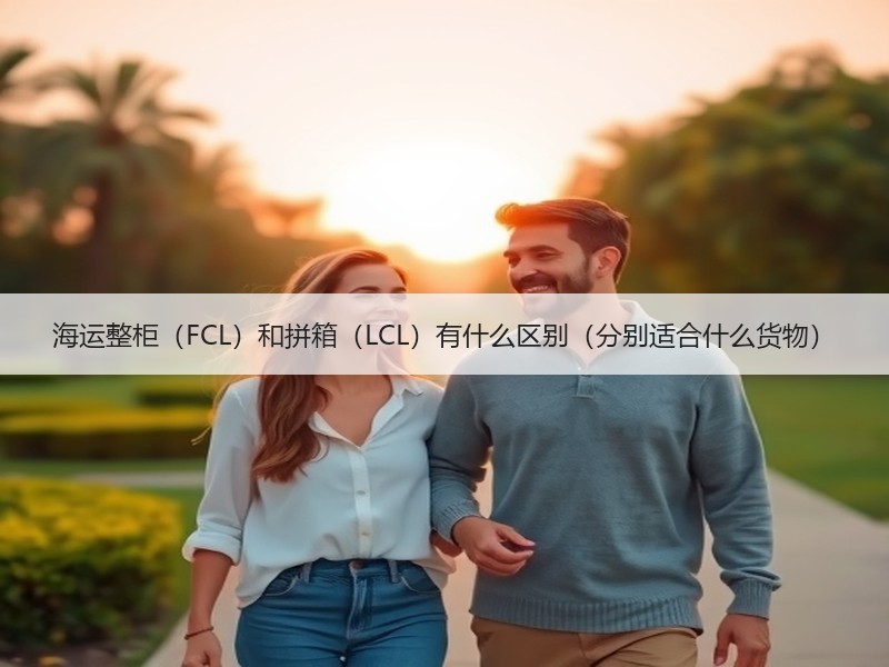 海运整柜（FCL）和拼箱（LCL）有什么区别（分别适合什么货物）