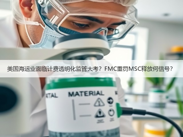 美国海运业面临计费透明化监管大考?FMC重罚MSC释放何信号?(图1) 美国海运业面临计费透明化监管大考?FMC重罚MSC释放何信号?(图1)