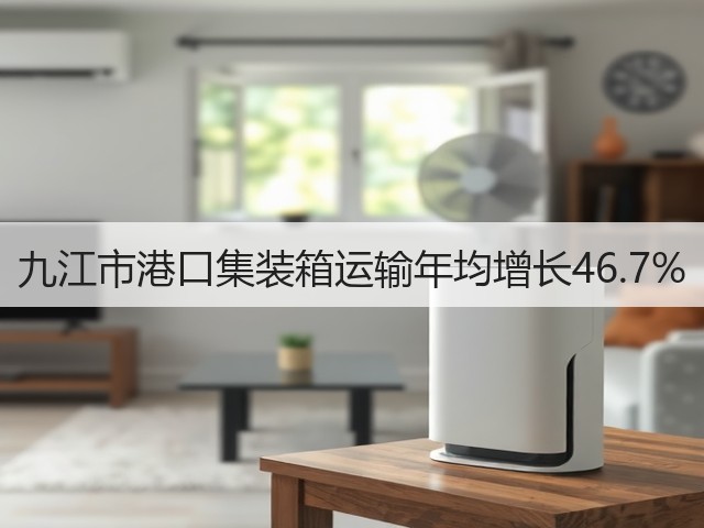 九江市港口集装箱运输年均增长46.7%(图2)