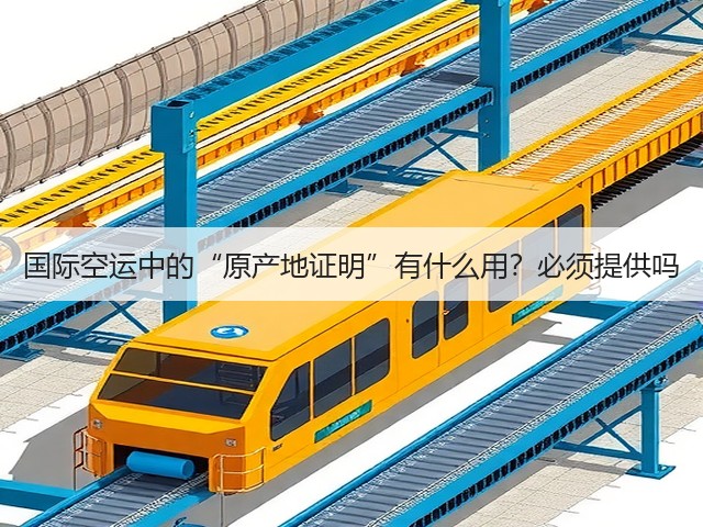 国际空运中的“原产地证明”有什么用?必须提供吗(图2) 国际空运中的“原产地证明”有什么用?必须提供吗(图2)