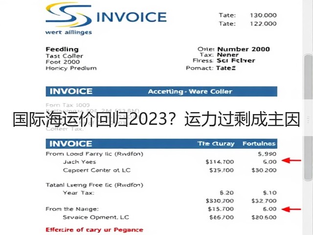 国际海运价回归2023?运力过剩成主因(图2) 国际海运价回归2023?运力过剩成主因(图2)