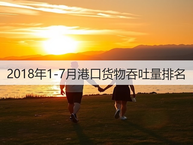 2018年1-7月港口货物吞吐量排名(图3) 2018年1-7月港口货物吞吐量排名(图3)
