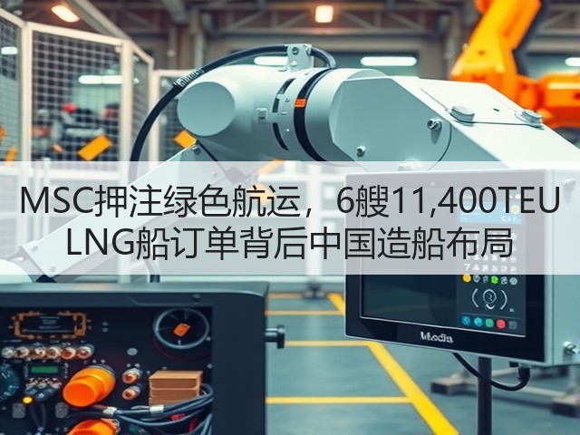 MSC押注绿色航运，6艘11,400TEU LNG船订单背后中国造船布局(图1)