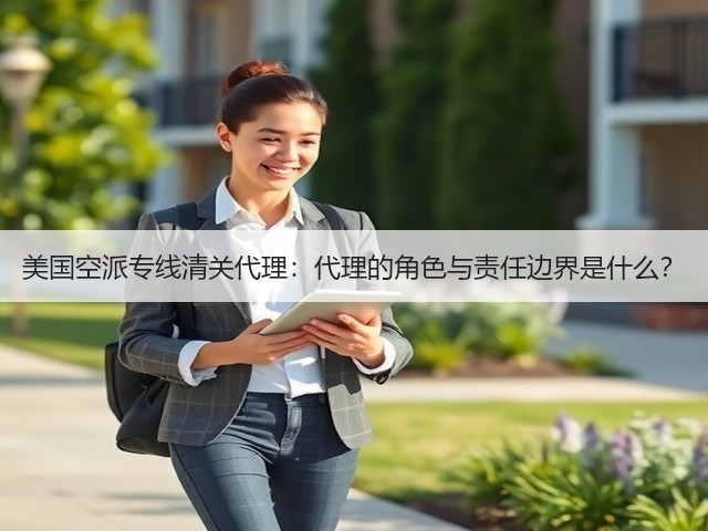 美国空派专线清关代理:代理的角色与责任边界是什么?(图3) 美国空派专线清关代理:代理的角色与责任边界是什么?(图3)