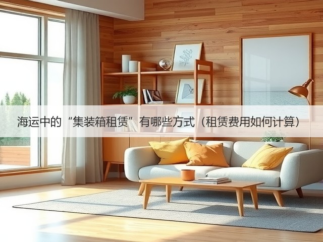 海运中的“集装箱租赁”有哪些方式(租赁费用如何计算)(图3) 海运中的“集装箱租赁”有哪些方式(租赁费用如何计算)(图3)