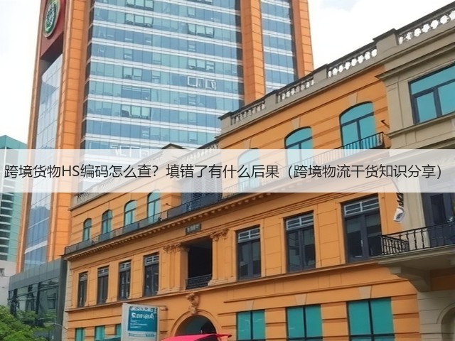跨境货物HS编码怎么查?填错了有什么后果(跨境物流干货知识分享)(图1) 跨境货物HS编码怎么查?填错了有什么后果(跨境物流干货知识分享)(图1)