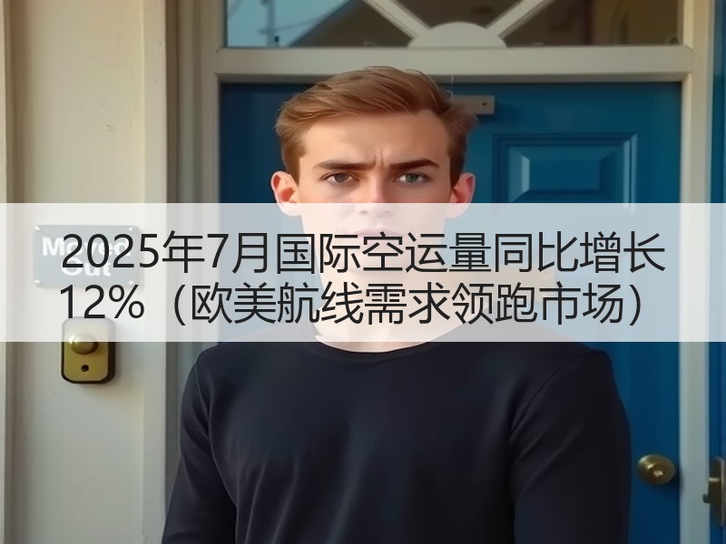 2025年7月国际空运量同比增长 12%(欧美航线需求领跑市场) 2025年7月国际空运量同比增长 12%(欧美航线需求领跑市场)