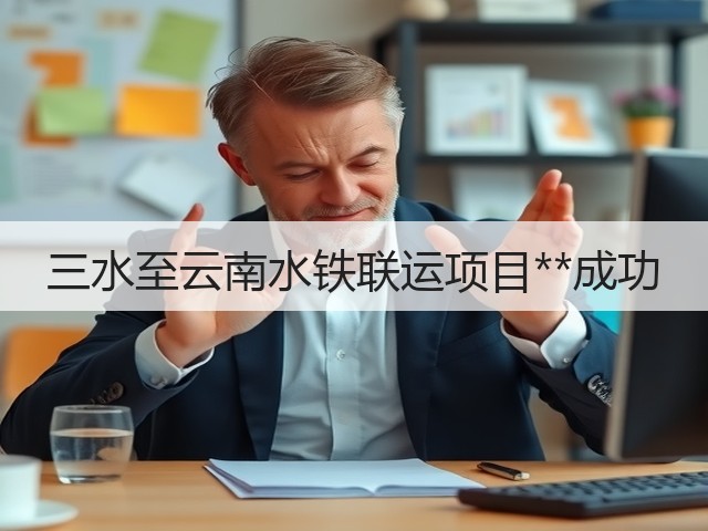 三水至云南水铁联运项目**成功(图3)