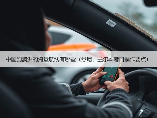 中国到澳洲的海运航线有哪些(悉尼、墨尔本港口操作要点)(图3) 中国到澳洲的海运航线有哪些(悉尼、墨尔本港口操作要点)(图3)