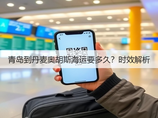 青岛到丹麦奥胡斯海运要多久？时效解析(图3)