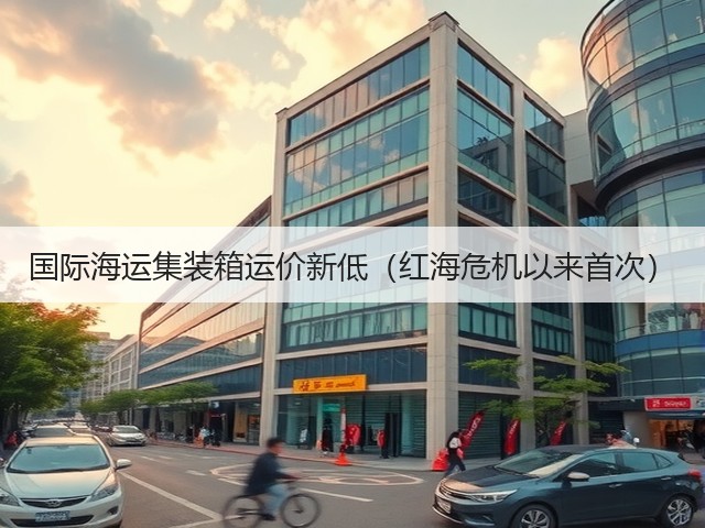 国际海运集装箱运价新低(红海危机以来首次)(图2) 国际海运集装箱运价新低(红海危机以来首次)(图2)