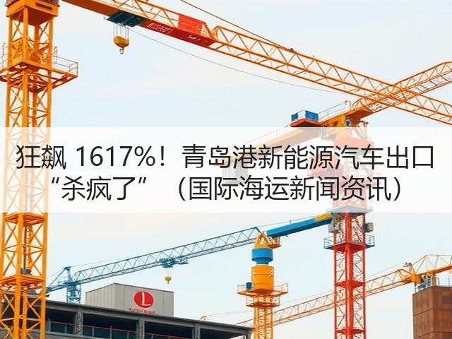 狂飙 1617%!青岛港新能源汽车出口 “杀疯了”(国际海运新闻资讯)(图3) 狂飙 1617%!青岛港新能源汽车出口 “杀疯了”(国际海运新闻资讯)(图3)