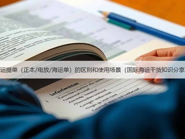海运提单(正本/电放/海运单)的区别和使用场景(国际海运干货知识分享)(图2) 海运提单(正本/电放/海运单)的区别和使用场景(国际海运干货知识分享)(图2)
