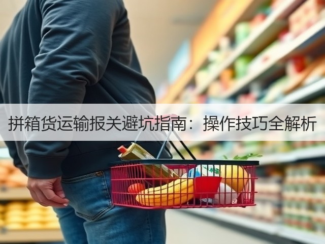拼箱货运输报关避坑指南：操作技巧全解析(图3)
