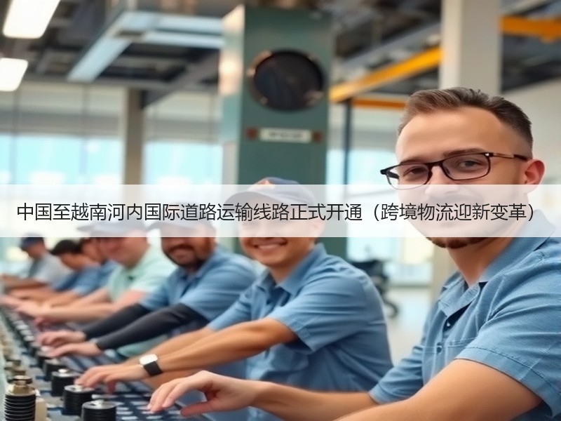 中国至越南河内国际道路运输线路正式开通（跨境物流迎新变革）