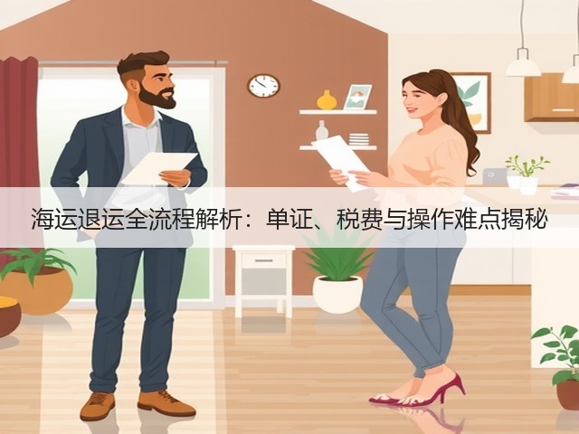 海运退运全流程解析:单证、税费与操作难点揭秘(图1) 海运退运全流程解析:单证、税费与操作难点揭秘(图1)