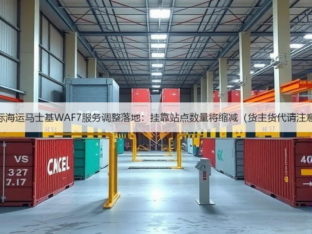 国际海运马士基WAF7服务调整落地:挂靠站点数量将缩减(货主货代请注意)(图2) 国际海运马士基WAF7服务调整落地:挂靠站点数量将缩减(货主货代请注意)(图2)