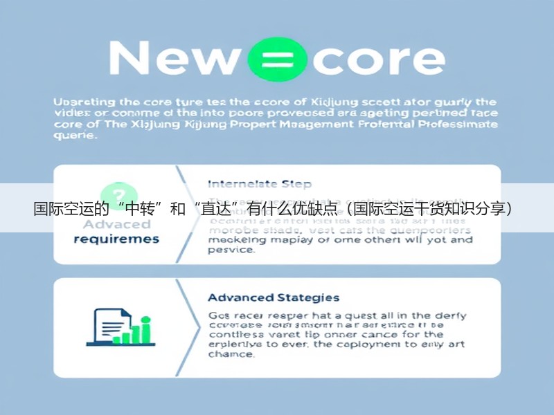 国际空运的“中转”和“直达”有什么优缺点（国际空运干货知识分享）