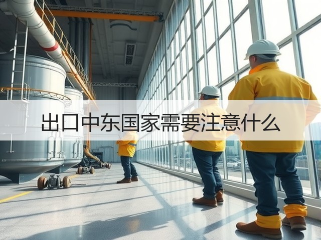 出口中东国家需要注意什么(图1) 出口中东国家需要注意什么(图1)