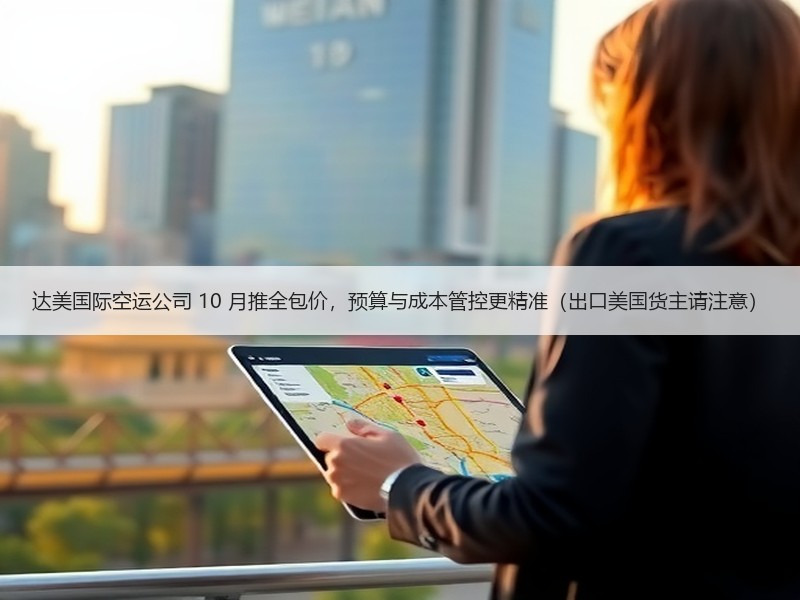 达美国际空运公司 10 月推全包价,预算与成本管控更精准(出口美国货主请注意) 达美国际空运公司 10 月推全包价,预算与成本管控更精准(出口美国货主请注意)