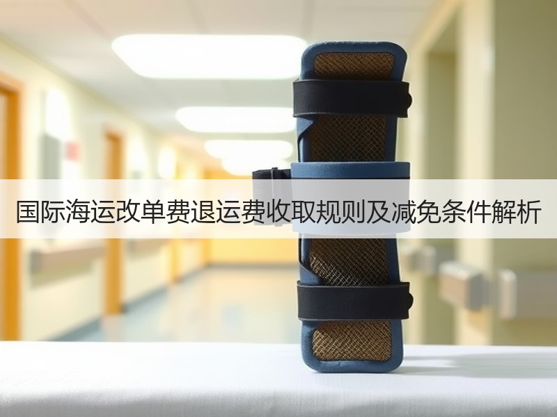 国际海运改单费退运费收取规则及减免条件解析