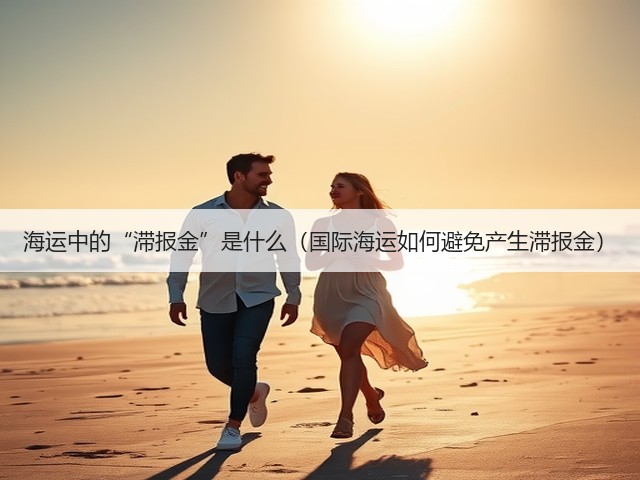 海运中的“滞报金”是什么(国际海运如何避免产生滞报金)(图1) 海运中的“滞报金”是什么(国际海运如何避免产生滞报金)(图1)