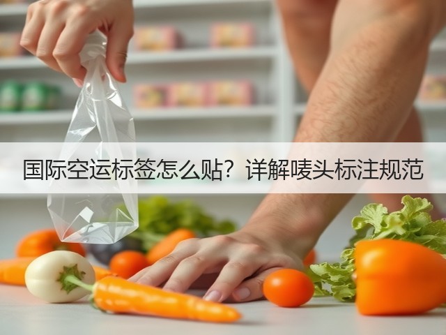 国际空运标签怎么贴?详解唛头标注规范(图1) 国际空运标签怎么贴?详解唛头标注规范(图1)