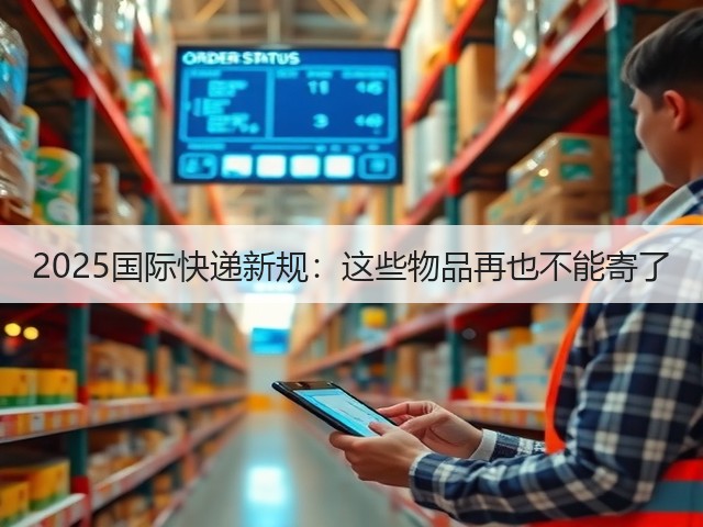 2025国际快递新规:这些物品再也不能寄了(图2) 2025国际快递新规:这些物品再也不能寄了(图2)