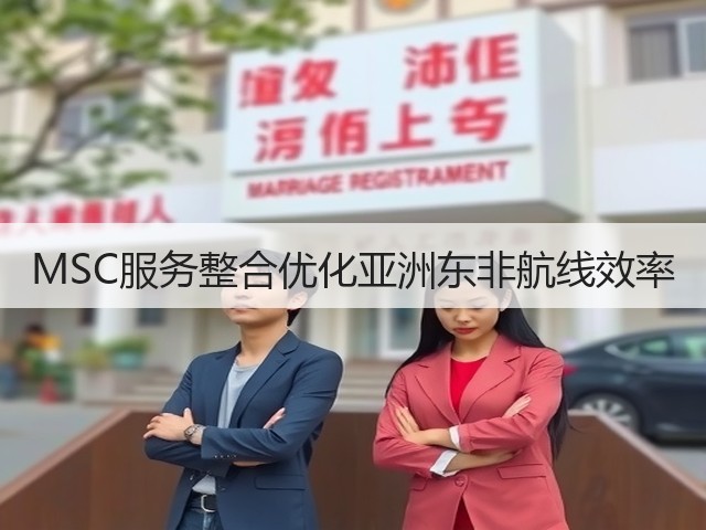MSC服务整合优化亚洲东非航线效率(图1)