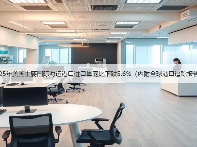 2025年美国主要国际海运港口进口量同比下跌5.6%（内附全球港口追踪报告）(图1)