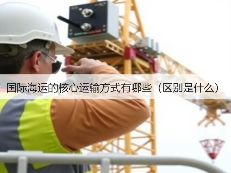 国际海运的核心运输方式有哪些（区别是什么）