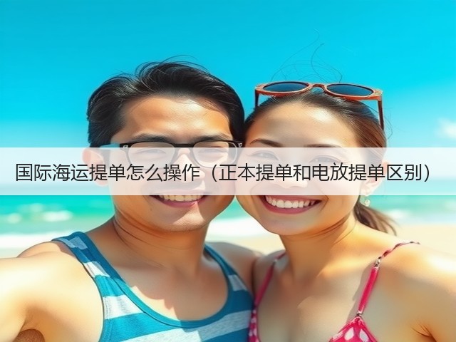 国际海运提单怎么操作(正本提单和电放提单区别)(图2) 国际海运提单怎么操作(正本提单和电放提单区别)(图2)