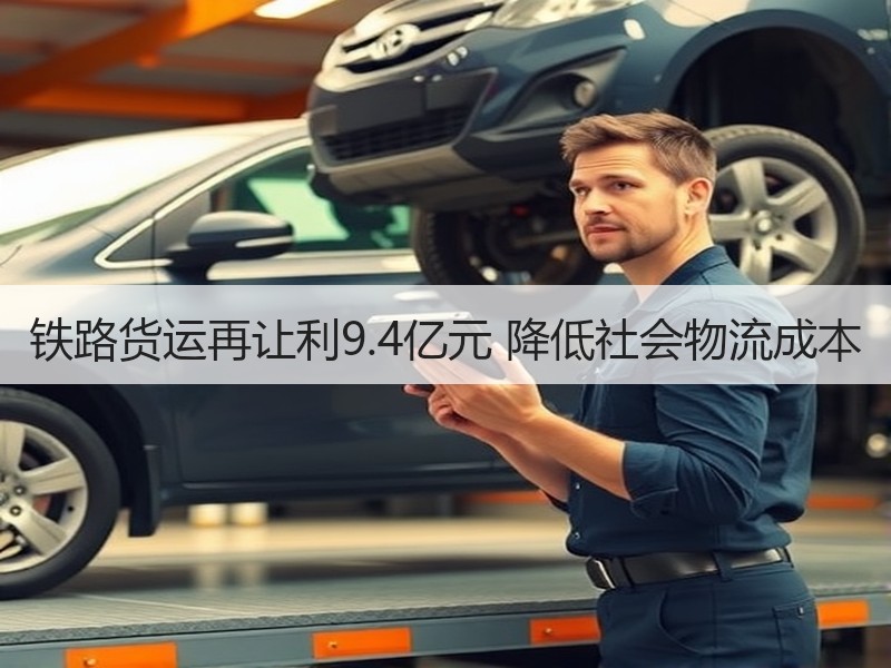 铁路货运再让利9.4亿元 降低社会物流成本