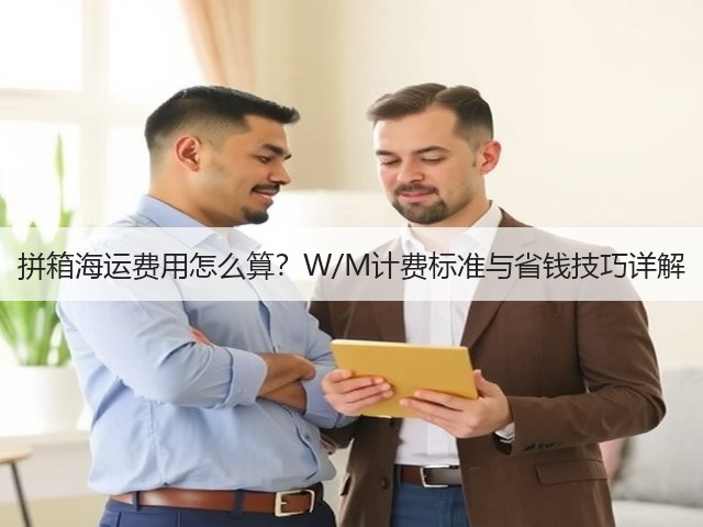 拼箱海运费用怎么算?W/M计费标准与省钱技巧详解(图3) 拼箱海运费用怎么算?W/M计费标准与省钱技巧详解(图3)