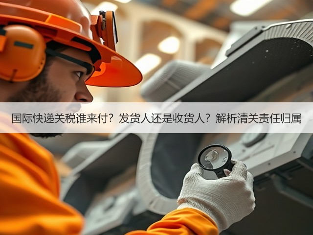 国际快递关税谁来付?发货人还是收货人?解析清关责任归属(图2) 国际快递关税谁来付?发货人还是收货人?解析清关责任归属(图2)