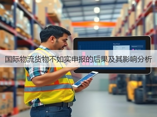 国际物流货物不如实申报的后果及其影响分析(图2)