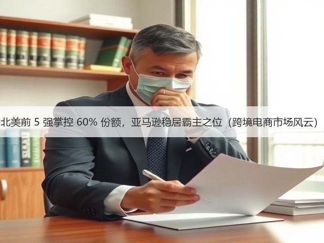 北美前 5 强掌控 60% 份额,亚马逊稳居霸主之位(跨境电商市场风云)(图1) 北美前 5 强掌控 60% 份额,亚马逊稳居霸主之位(跨境电商市场风云)(图1)