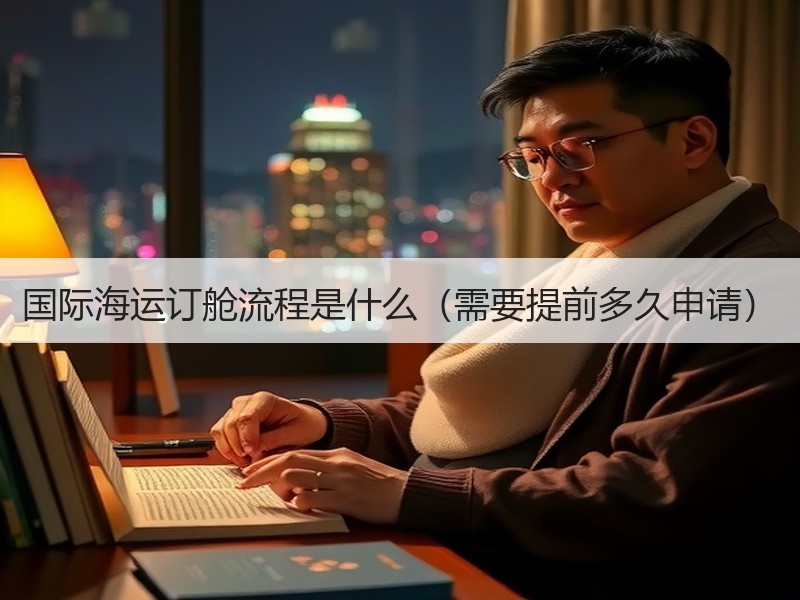 国际海运订舱流程是什么（需要提前多久申请）