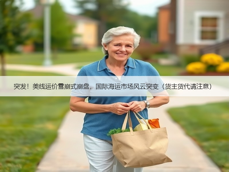 突发！美线运价雪崩式崩盘，国际海运市场风云突变（货主货代请注意）