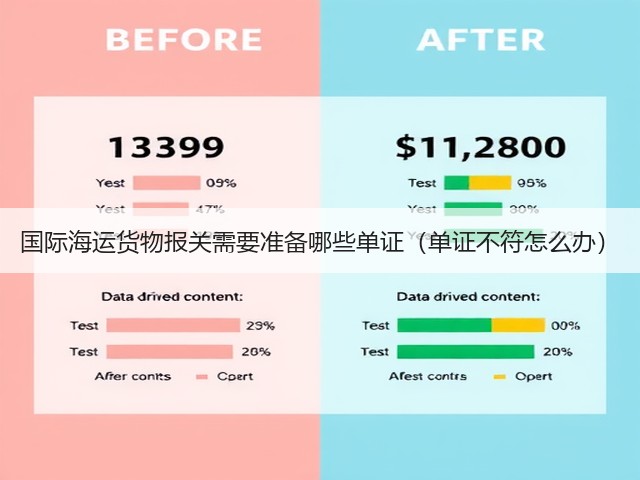 国际海运货物报关需要准备哪些单证(单证不符怎么办)(图2) 国际海运货物报关需要准备哪些单证(单证不符怎么办)(图2)