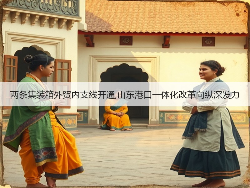 两条集装箱外贸内支线开通,山东港口一体化改革向纵深发力 两条集装箱外贸内支线开通,山东港口一体化改革向纵深发力