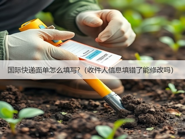 国际快递面单怎么填写?(收件人信息填错了能修改吗)(图1) 国际快递面单怎么填写?(收件人信息填错了能修改吗)(图1)