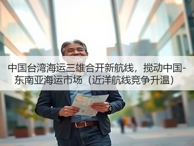 中国台湾海运三雄合开新航线,搅动中国-东南亚海运市场(近洋航线竞争升温)(图1) 中国台湾海运三雄合开新航线,搅动中国-东南亚海运市场(近洋航线竞争升温)(图1)
