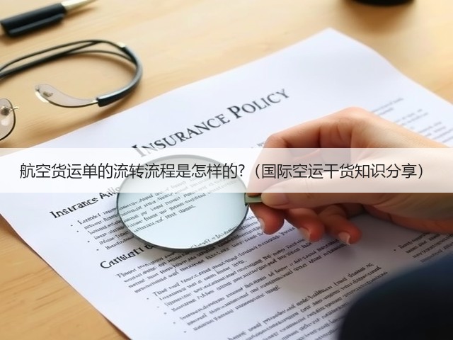 航空货运单的流转流程是怎样的?（国际空运干货知识分享）(图2)