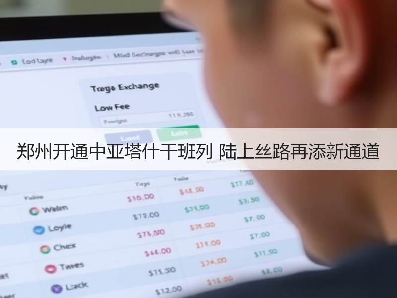 郑州开通中亚塔什干班列 陆上丝路再添新通道