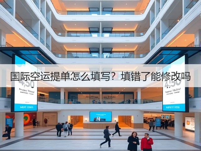 国际空运提单怎么填写?填错了能修改吗(图1) 国际空运提单怎么填写?填错了能修改吗(图1)