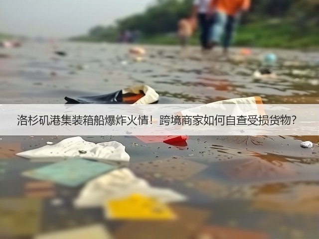 洛杉矶港集装箱船爆炸火情!跨境商家如何自查受损货物?(图3) 洛杉矶港集装箱船爆炸火情!跨境商家如何自查受损货物?(图3)