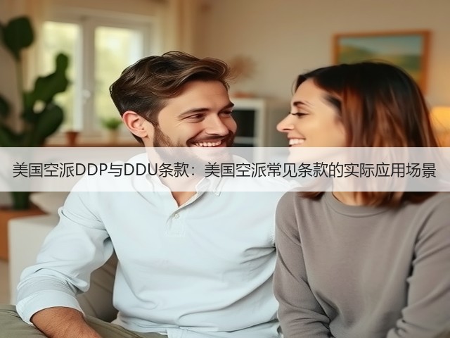 美国空派DDP与DDU条款:美国空派常见条款的实际应用场景(图3) 美国空派DDP与DDU条款:美国空派常见条款的实际应用场景(图3)